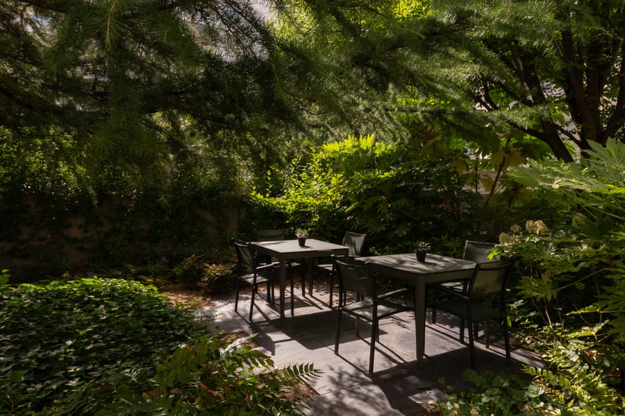 Le jardin.